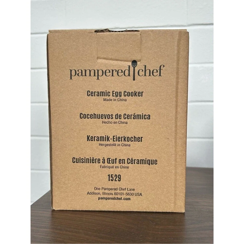 Pampered Chef Ceramic Egg Cooker